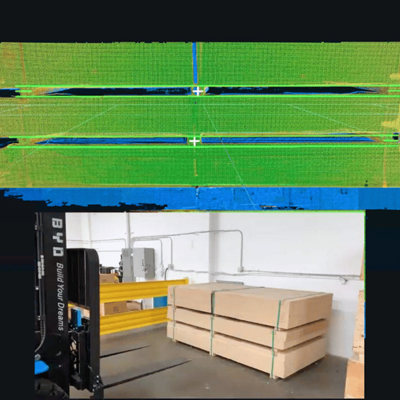 forklift pallet detection